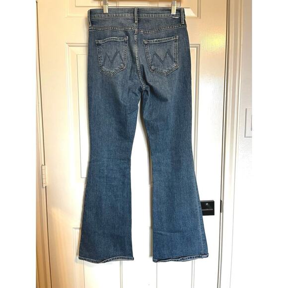 Mother Weekender Love Bomb Flare Jeans Blue Size 28 - Picture 3 of 9